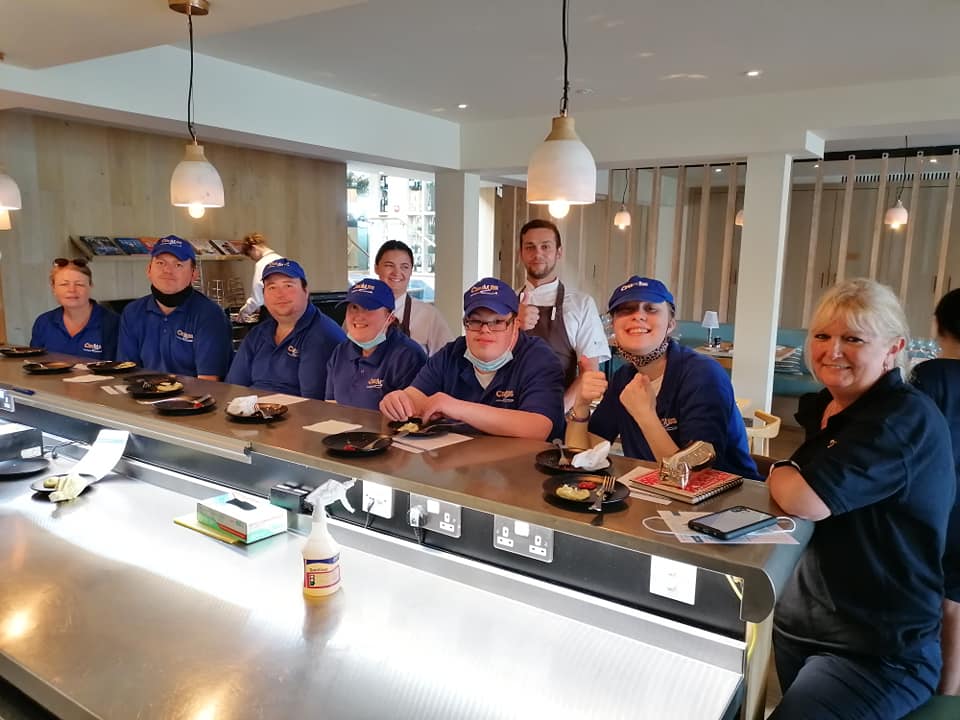 CRUMBS trainees at Rick Stein, Sandbanks