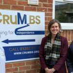 Jessica Toale, MP for Bournemouth West meets Peter Jones MBE, Chair of The CRUMBS Project and Ursula Boardman, Head of Centre