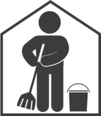 housekeeping skills icon